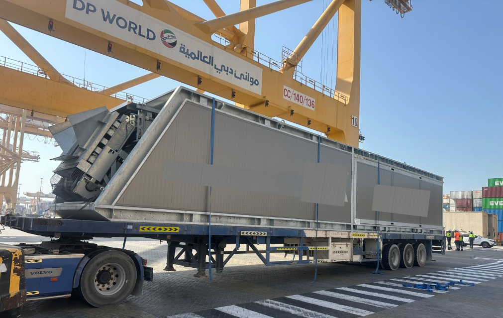 GTZ Shipping Delivers 40-Ton Batch Plant from Italy to UAE