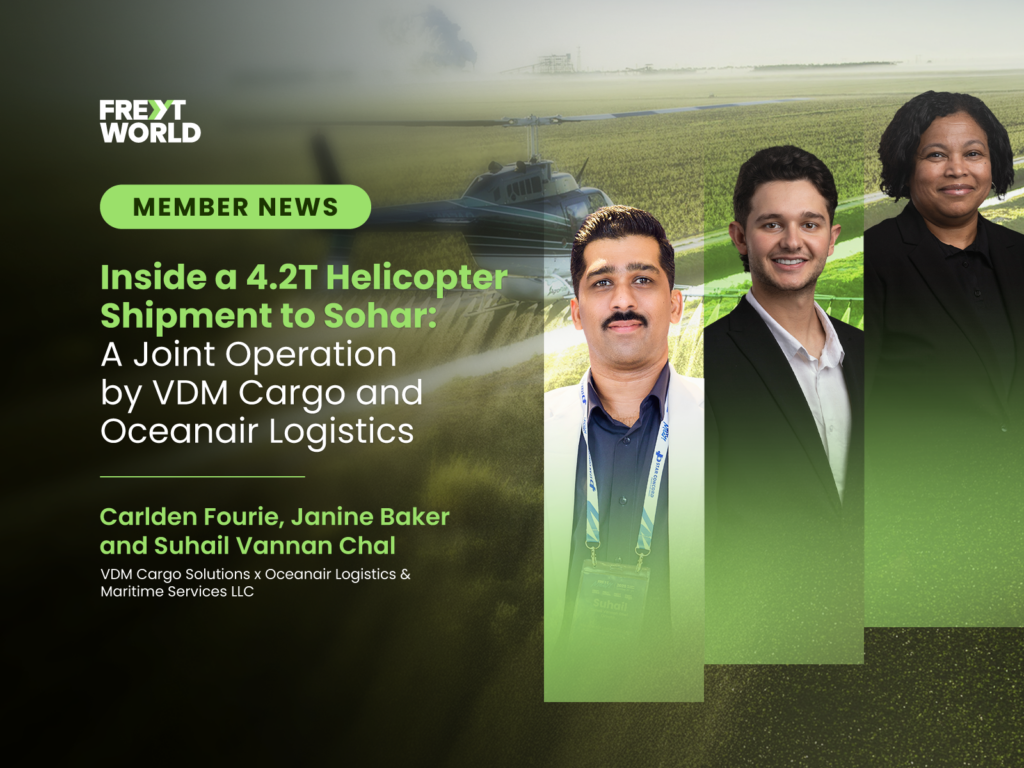 Inside a 4.2T Helicopter Shipment to Sohar A Joint Operation by VDM Cargo and Oceanair Logistics